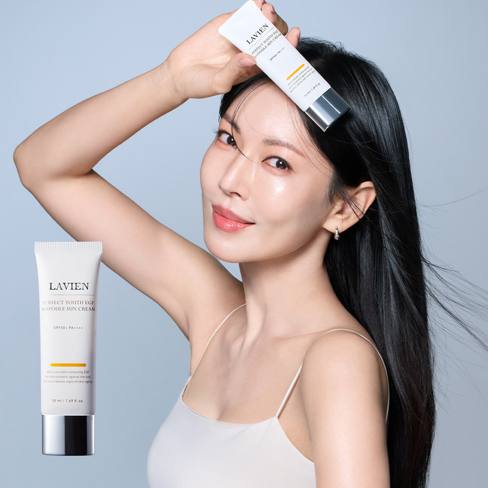 Lavien Perfect Youth EGF Ampoule Sun Cream